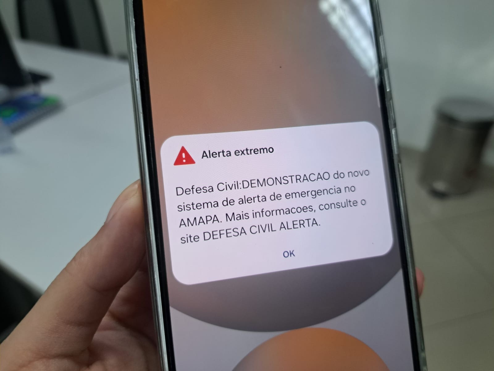 Amapaenses relatam susto com alerta da Defesa Civil: 'pensei que era alarme do shopping'