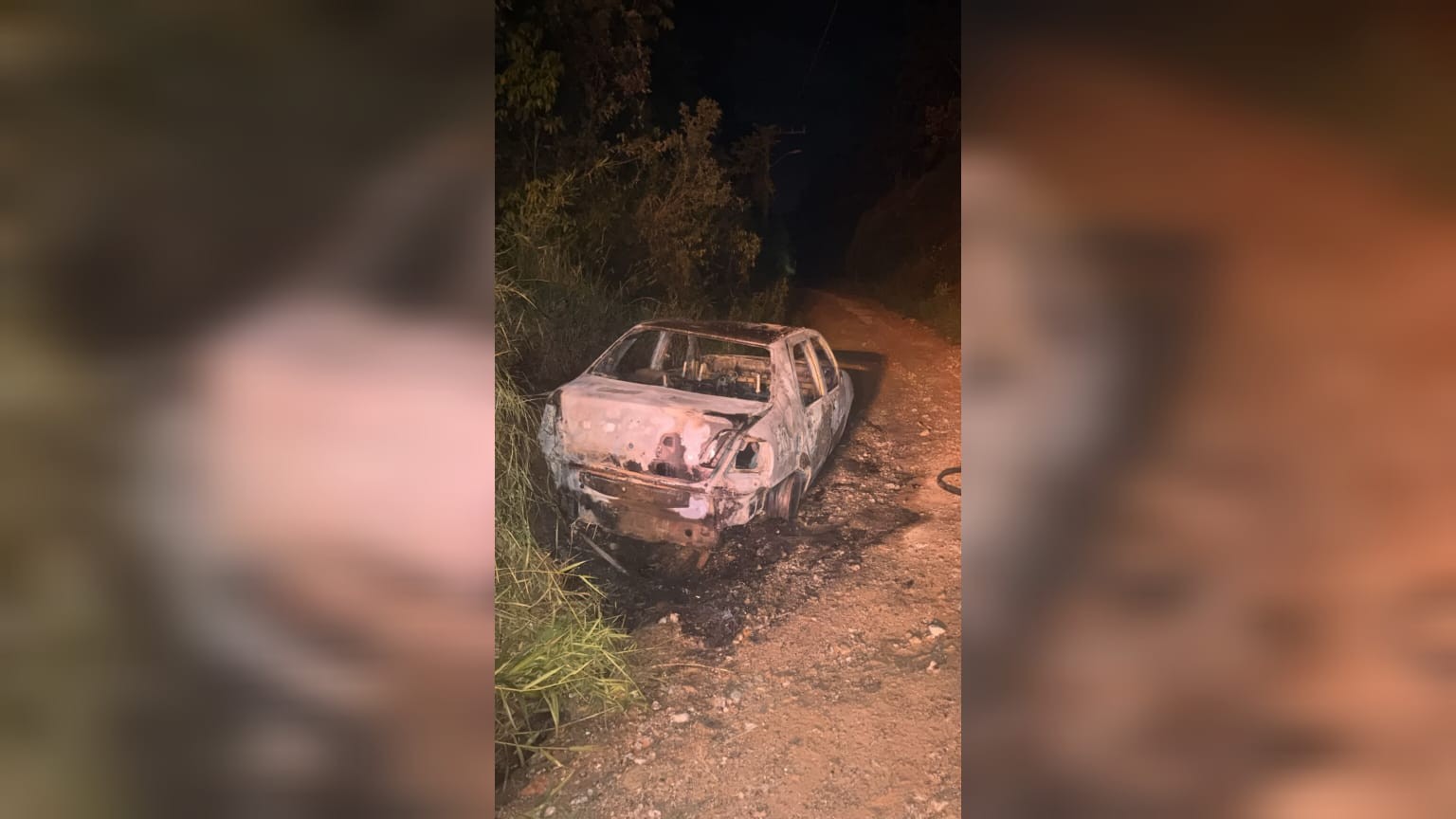 Corpo carbonizado é encontrado em porta-malas de carro em Camboriú, e polícia investiga se é de vítima de sequestro