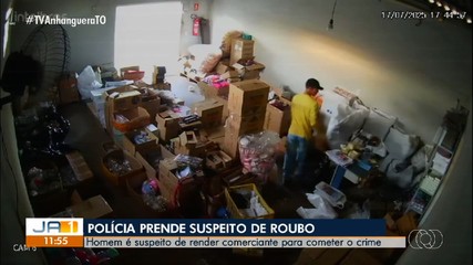 Homem é preso suspeito de roubar estabelecimento comercial em Araguaína