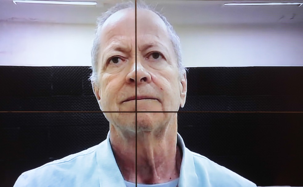 Deputado Chiquinho Brazão durante depoimento por videoconferência ao Conselho de Ética da Câmara, nesta terça-feira (16). — Foto: Bruno Spada/Câmara dos Deputados