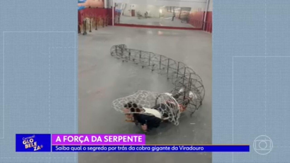 Conheça o segredo por trás da cobra gigante da Viradouro 