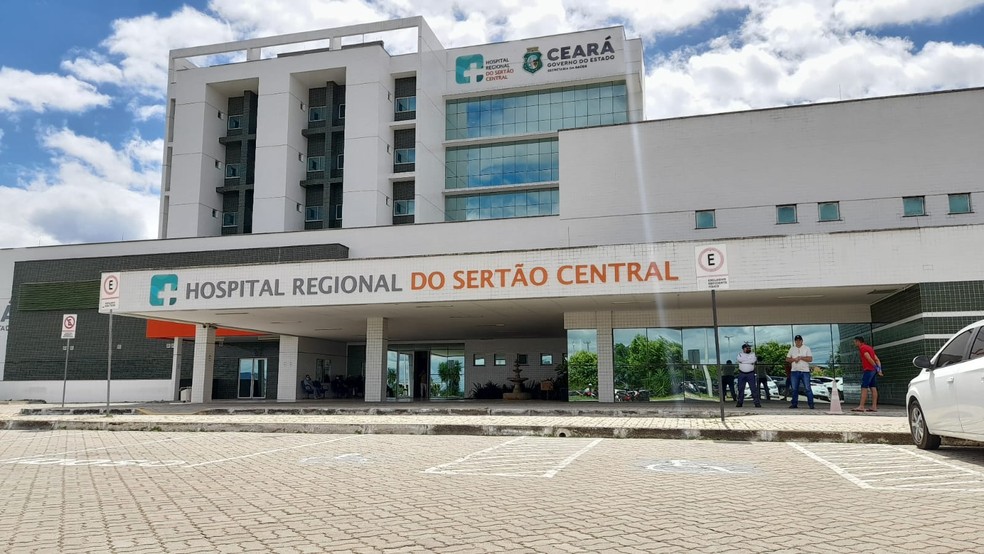 Paciente com caso suspeito está internado no Hospital Regional do Sertão Central, em Quixeramobim — Foto: Divulgação
