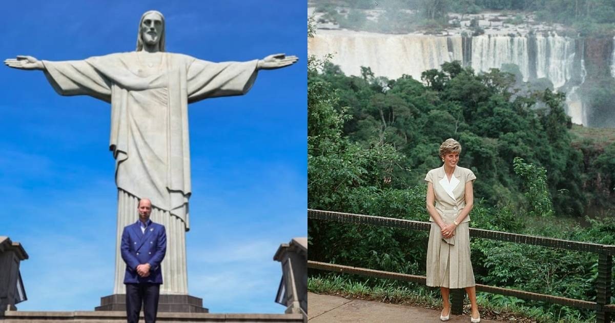 Em primeira visita ao Brasil, príncipe William deixa fora do roteiro destino que princesa Diana visitou no Paraná