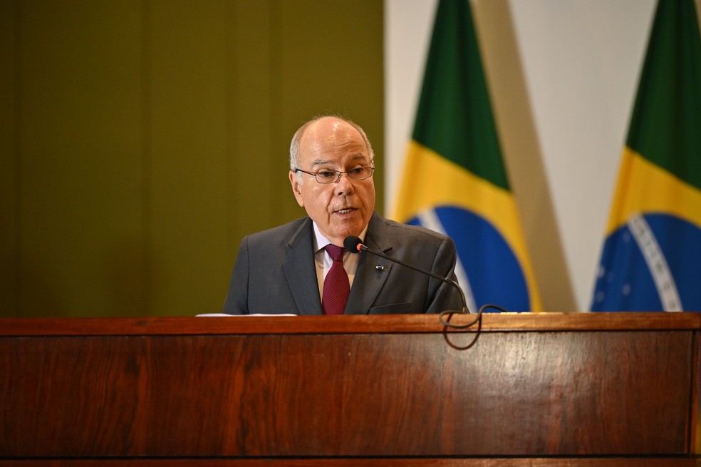 Chanceler Mauro Vieira — Foto: Mateus Oliveira/MRE