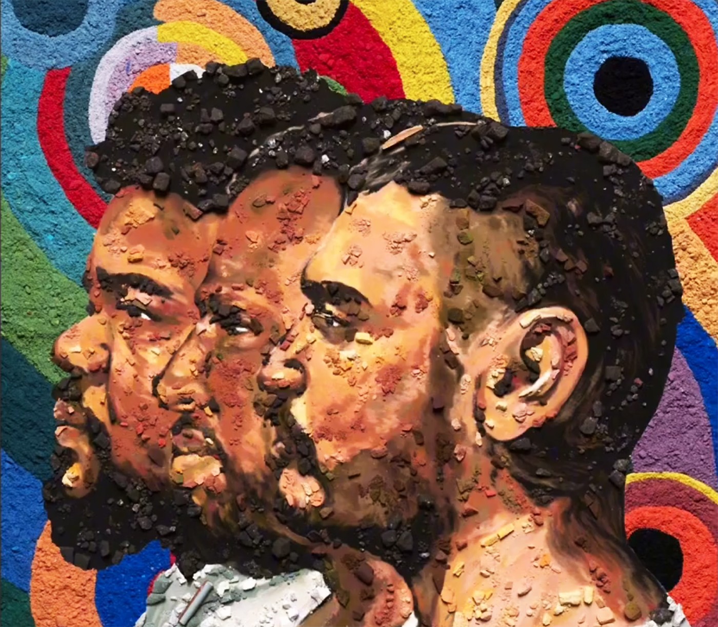 Amaro Freitas, Criolo e Dino D'Santiago lançam álbum autoral com 12 músicas e capa do artista plástico Vik Muniz