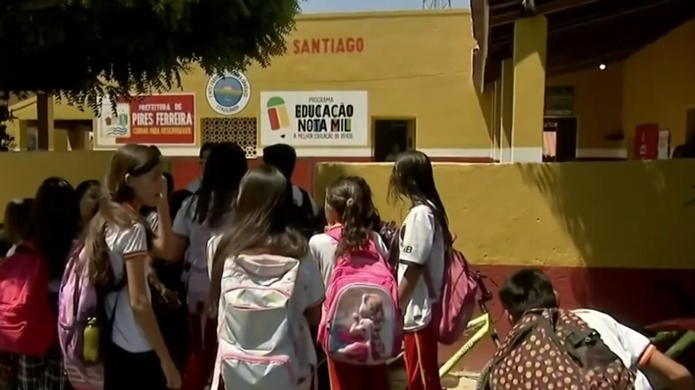 Escola de Pires Ferreira é destaque em índices da educação básica — Foto: Reprodução/TV Verdes Mares