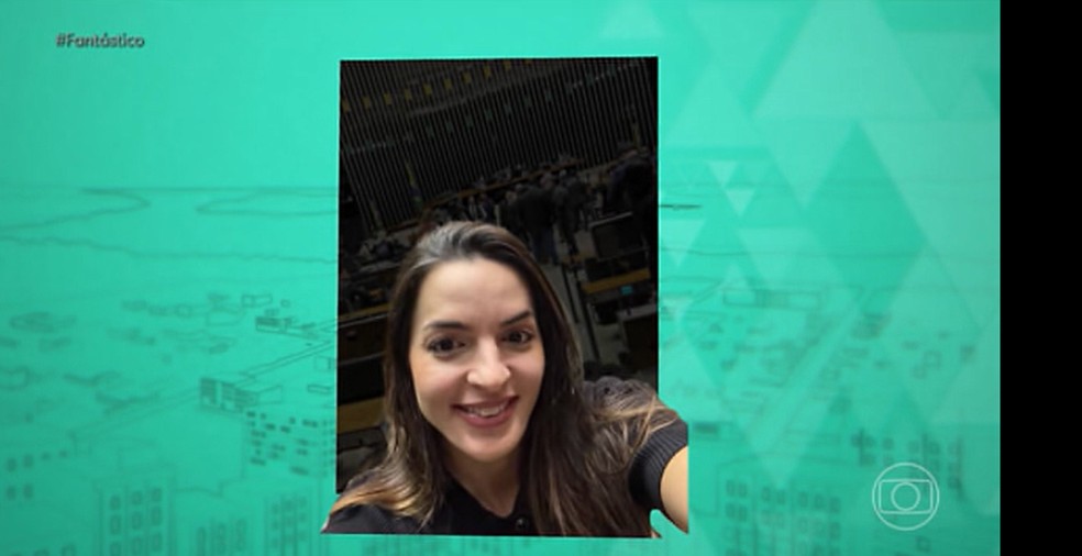 A deputada federal Alessandra Haber (MDB). — Foto: Reprodução/Fantástico