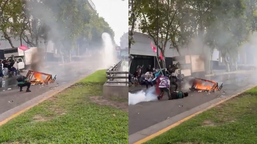 Fotógrafo Atingido na Cabeça em Protesto na Argentina