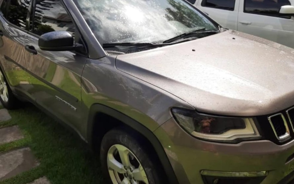 Carro roubado é da namorada do influenciador — Foto: Reprodução/Redes Sociais
