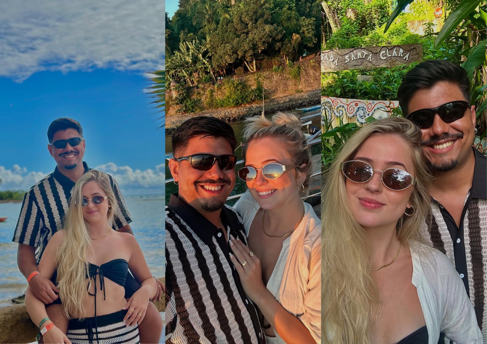 Casal que ficou à deriva em catamarã na Bahia viajou para lua de mel em Morro de São Paulo: 'Foi desesperador'