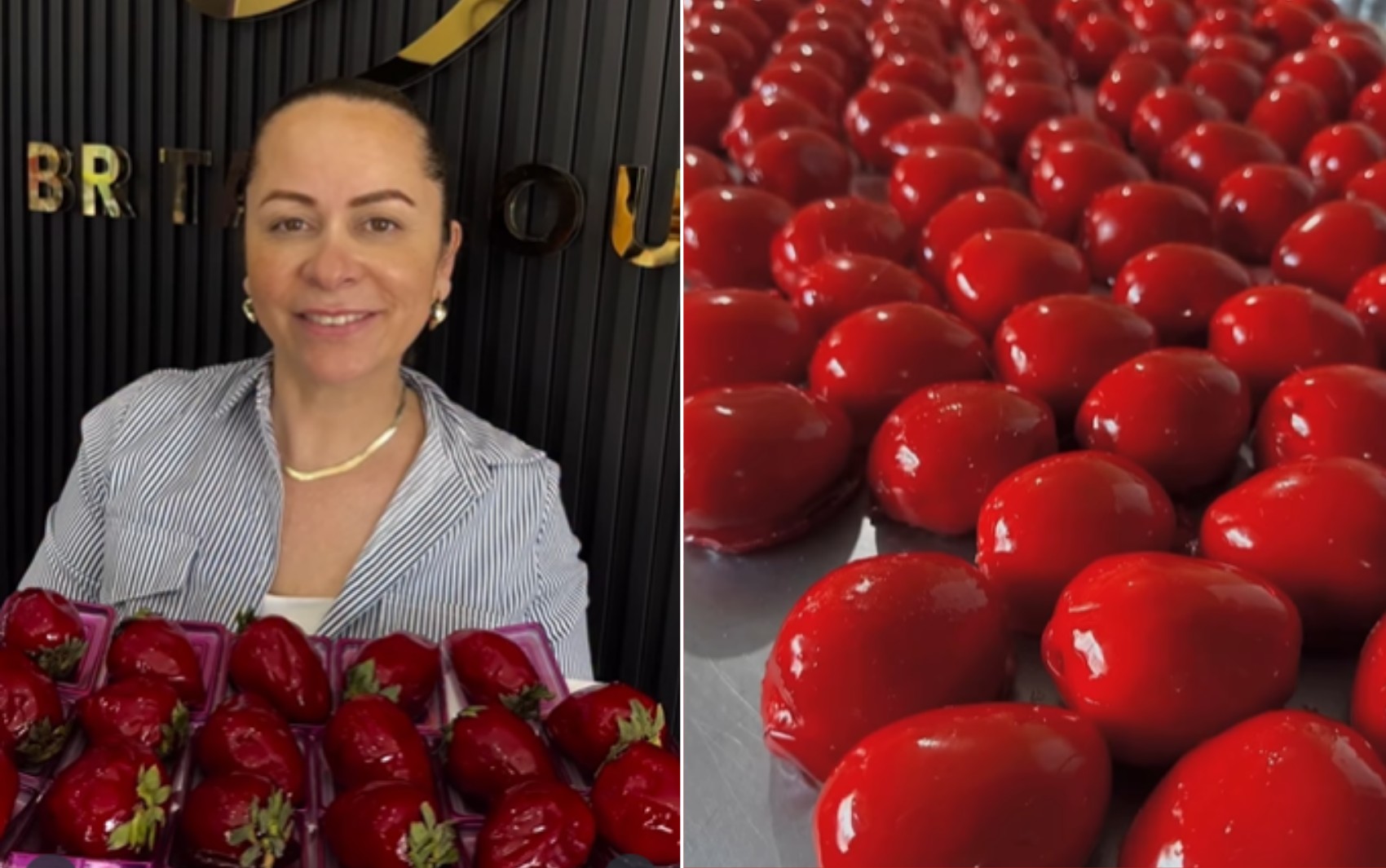 Brasileira produz morangos do amor nos Estados Unidos, vende mais de US$ 5 mil e tem lista de espera para pedidos
