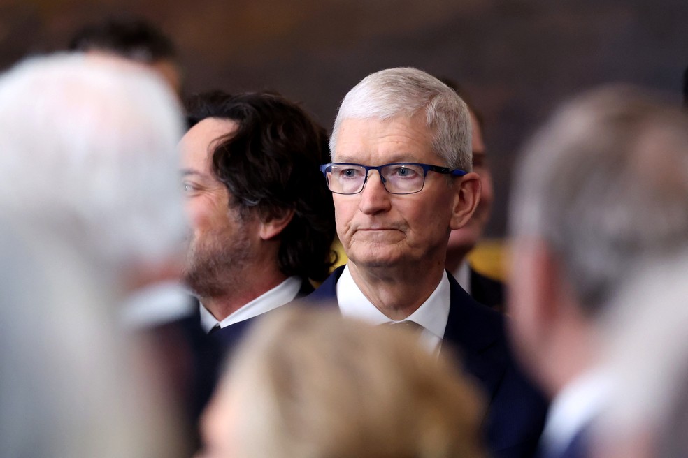 Tim Cook e Donald Trump