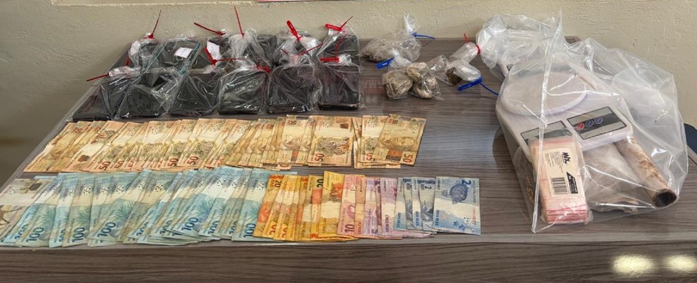 Ação contra o tráfico de drogas é realizada em Osvaldo Cruz (SP) — Foto: Polícia Civil
