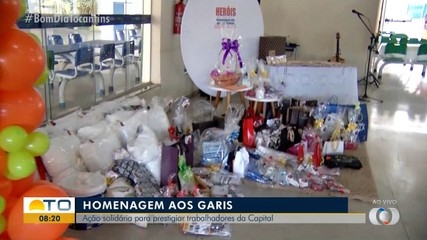 Garis são homenageados em ação solidária no Dia do Trabalhador