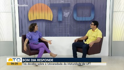 Bom Dia responde dúvidas sobre a Universidade da Maturidade da UFT