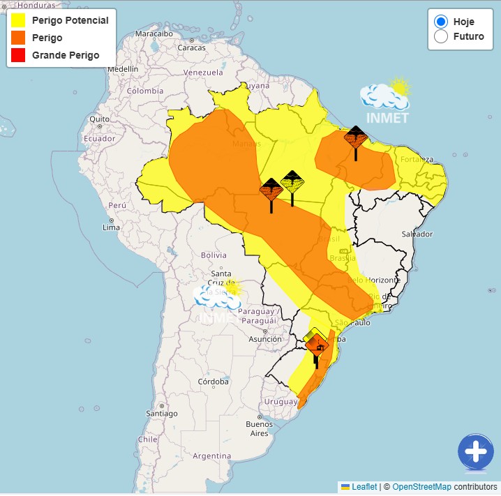 Alerta de ciclone começa nesta quarta e prevê chuva forte em MG