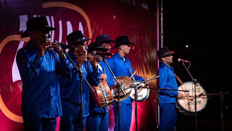 Banda Cabaçal dos Irmãos Aniceto já chegou à quinta geração de músicos. — Foto: Arquivo pessoal
