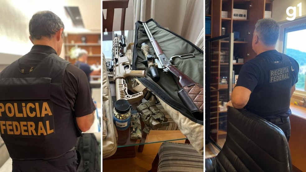 PF e Receita Federal fazem operação contra servidores públicos suspeito de contrabandear, desviar e revender mercadorias apreendidas no RS — Foto: Polícia Federal/Divulgação