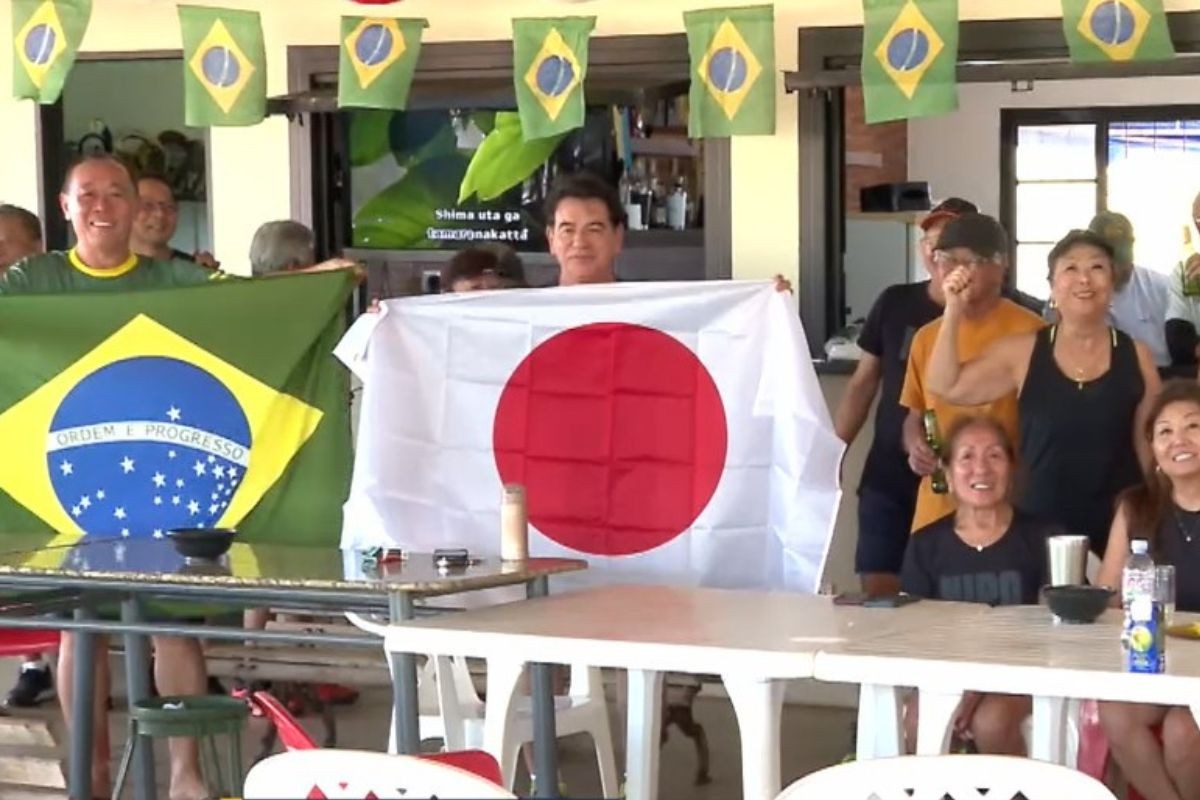 Torcida japonesa de MS fica com o coração dividido com o jogo Brasil X Japão