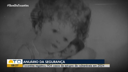 Tocantins registra mais de 900 casos de estupro de vulneráveis em 2024
