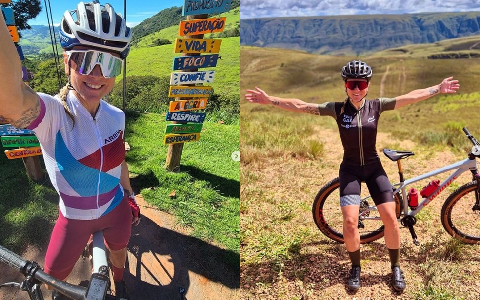 Lais Mendes Soares Saes, tinha 42 anos, e conquistou vários campeonatos de ciclismo de estrada, modalidade em que era especializada. — Foto: Reprodução / Instagram