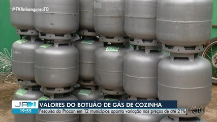 Pesquisa do Procon aponta variação de mais de 20% no preço do gás de cozinha; veja