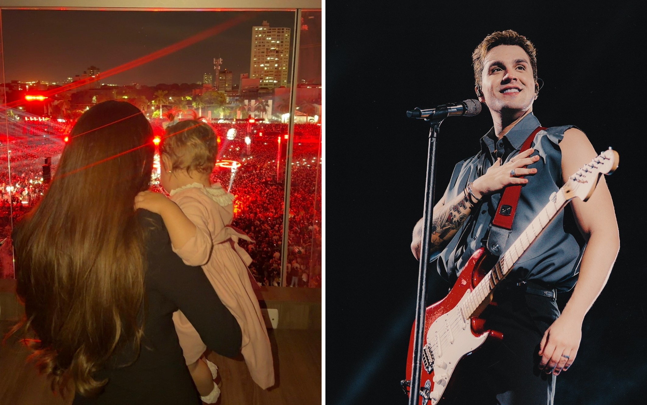Luan Santana revela que escolheu Goiânia para levar filha pela primeira vez a um show e se declara