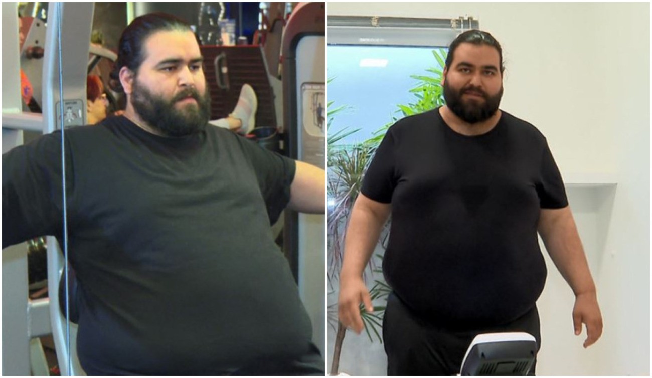 Padre fitness que pesava 186 kg supera meta e perde 23 kg em um mês; veja o que ele fez