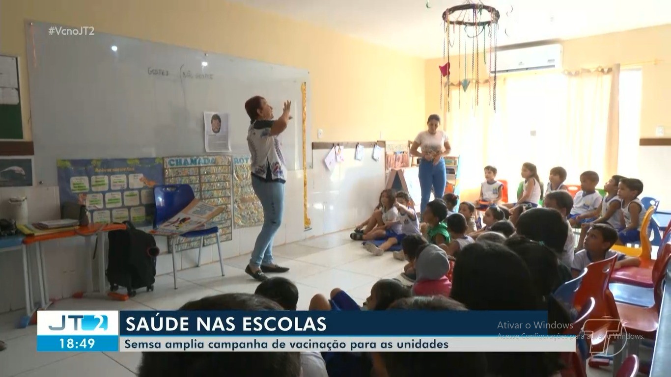 Busca ativa em escolas reforça vacinação e cuidados de saúde na primeira infância em Santarém
