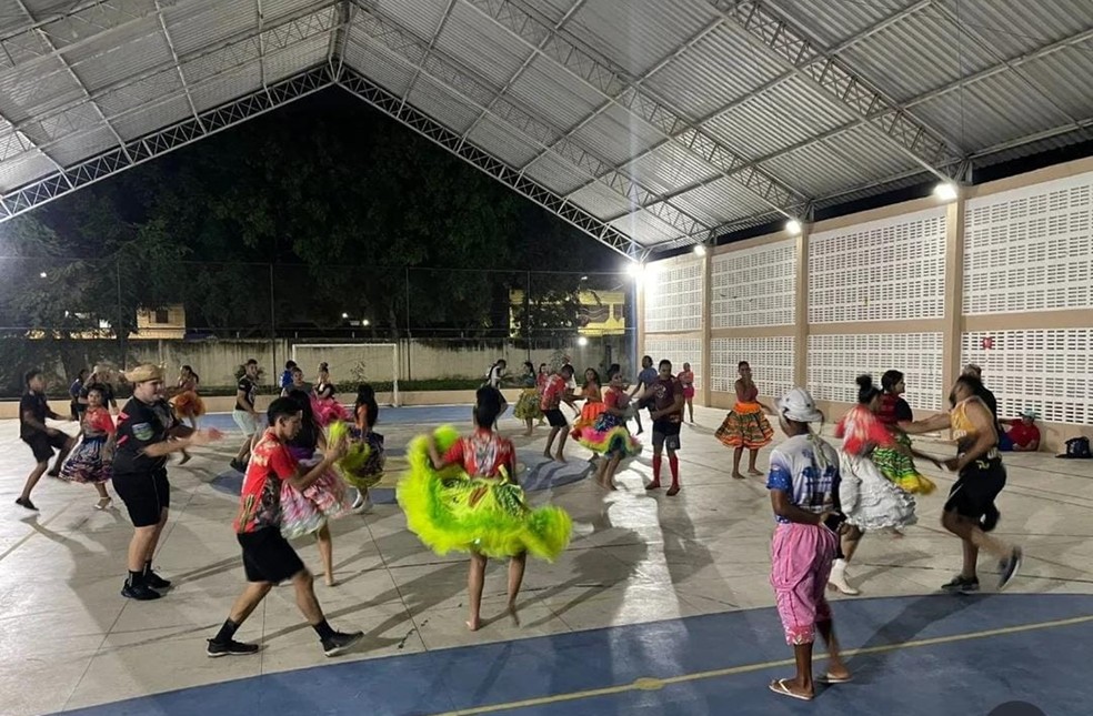 Ensaios da quadrilha junina RN — Foto: Cedida