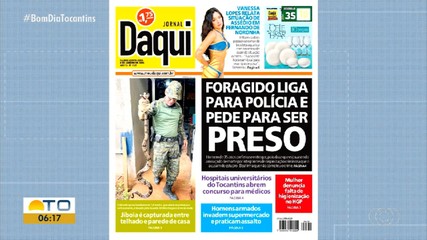 Jiboia capturada em telhado de casa é destaque no Jornal Daqui desta quinta-feira (8)