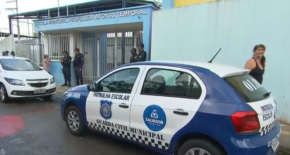 Aulas de mais de 2 mil alunos de bairro periférico alvo de operação com cinco mortos em Salvador são retomadas 5 dias após confrontos — Foto: Reprodução/TV Bahia