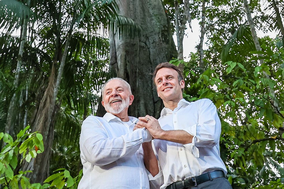Lula e Macron juntos