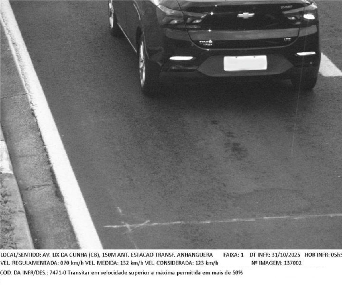 Com flagrantes de até 170 km/h, Campinas tem 9,3 mil multas por circulação de veículos acima de 50% do permitido na via
