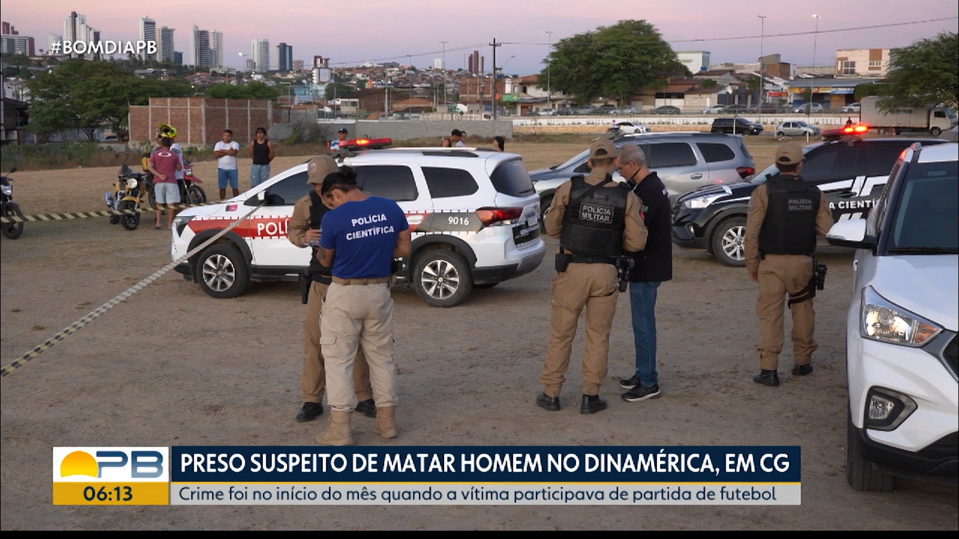 Preso suspeito de envolvimento em morte de goleiro, em Campina Grande 