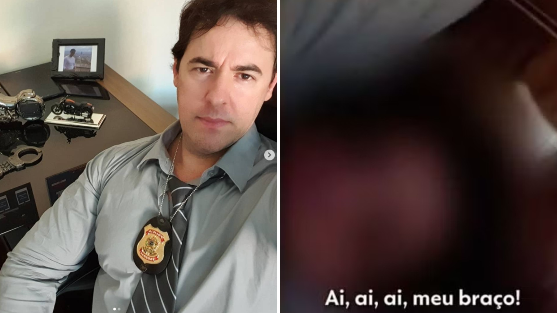 Quem é o agente da Polícia Federal e vereador que aparece em vídeo imobilizando companheira com violência em Marília