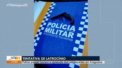 Polícia apreende dois adolescentes suspeitos de tentativa de latrocínio em Araguaína