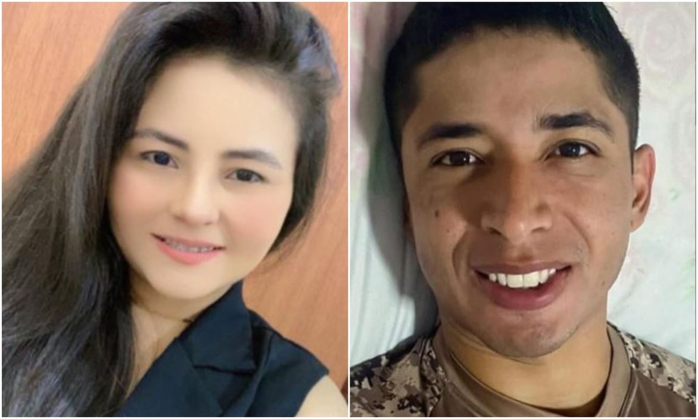 A técnica em enfermagem Rivânia Teixeira, de 28 anos e o soldado da PM Erykless Rodrigues dos Reis, de 29 anos, morreram em um acidente na CE-166, que liga os municípios de Quixeramobim e Madalena. — Foto: Arquivo pessoal