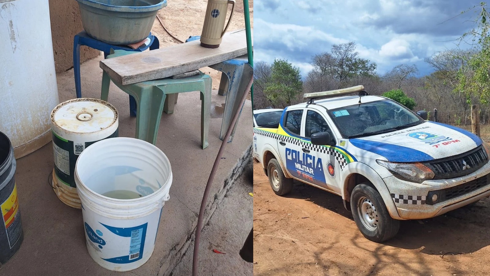 Criança de 2 anos morre após se afogar em balde no Sul do Piauí