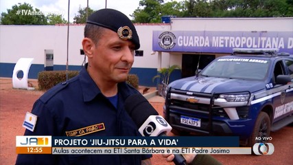 Projeto promove aulas de jiu-jitsu para estudantes de Palmas