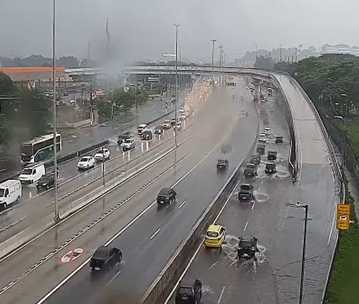Chuva forte é registrada na Zona Norte do Rio e em Duque de Caxias 