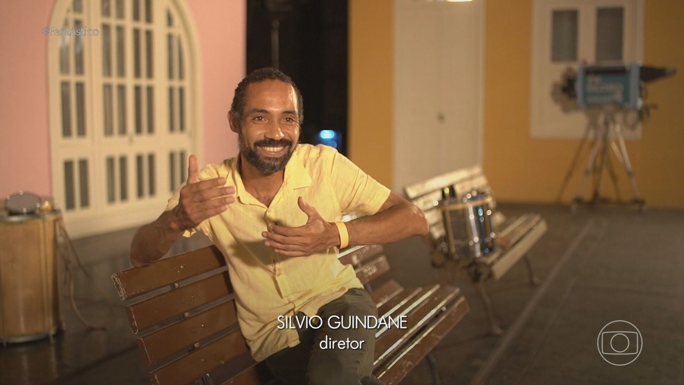 Silvio Guindane, diretor de 'Mussum, o Filmis'. — Foto: TV Globo/Reprodução