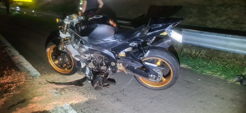 Motociclista morreu após acidente de trânsito em Presidente Prudente (SP) — Foto: Polícia Militar Rodoviária