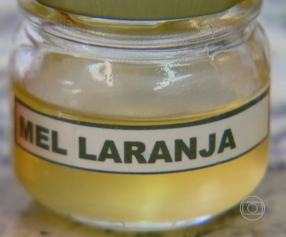 Mel de laranjeira exibido no programa Bem-Estar em 2013  Foto: Reproduo/Bem Estar