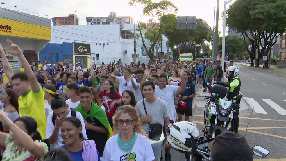 Marcha para Jesus 2022, em João Pessoa — Foto: TV Cabo Branco/Acervo