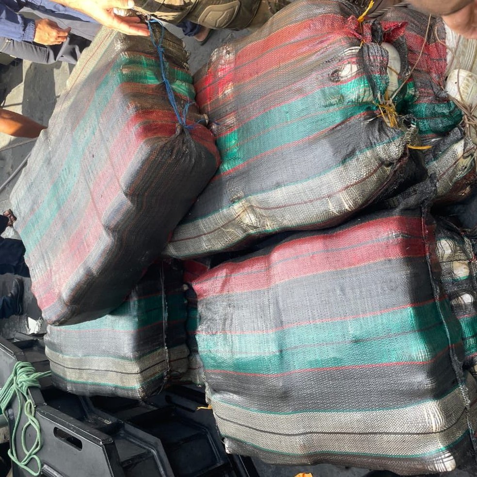 Drogas foram apreendidas durante Operação Ágata, no interior do Amazonas. — Foto: Divulgação/Comando Conjunto Apoena