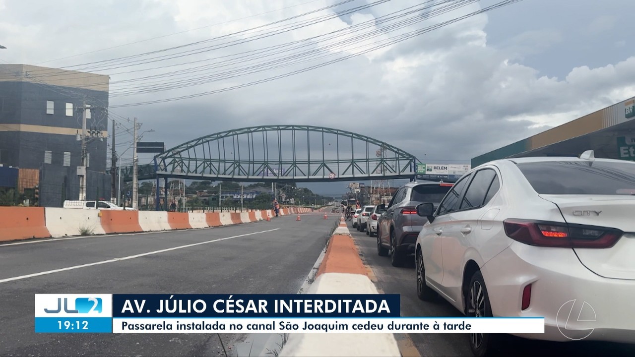 Prefeitura inicia desmontagem de passarela do Canal São Joaquim após problemas estruturais