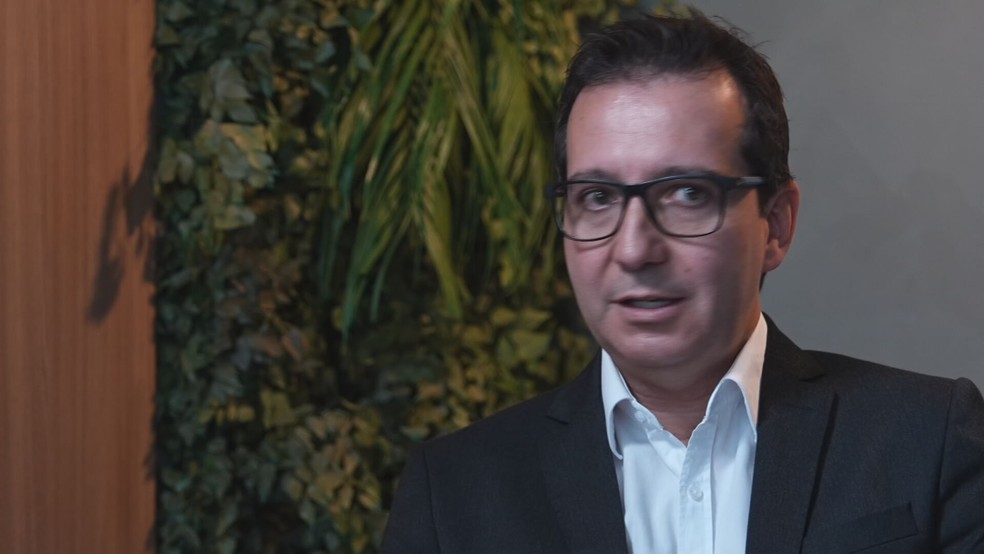 Renato Hidalgo, chefe da equipe de transplante de fígado de um hospital particular em Sorocaba (SP) — Foto: Reprodução/TV TEM