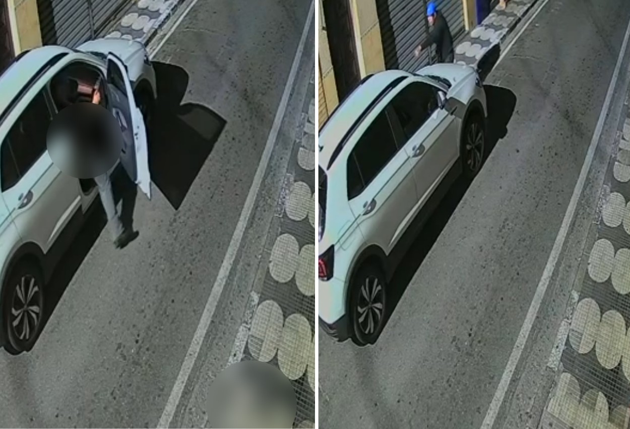
Suspeito de tentar sequestrar mulher é preso em Mogi; vídeo mostra crime