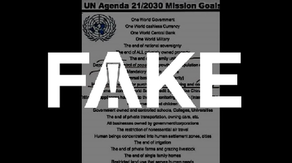 ONU promove a fome mundial para implementar 'A Grande Reinicialização',  descobre-se nas redes sociais - Polígrafo